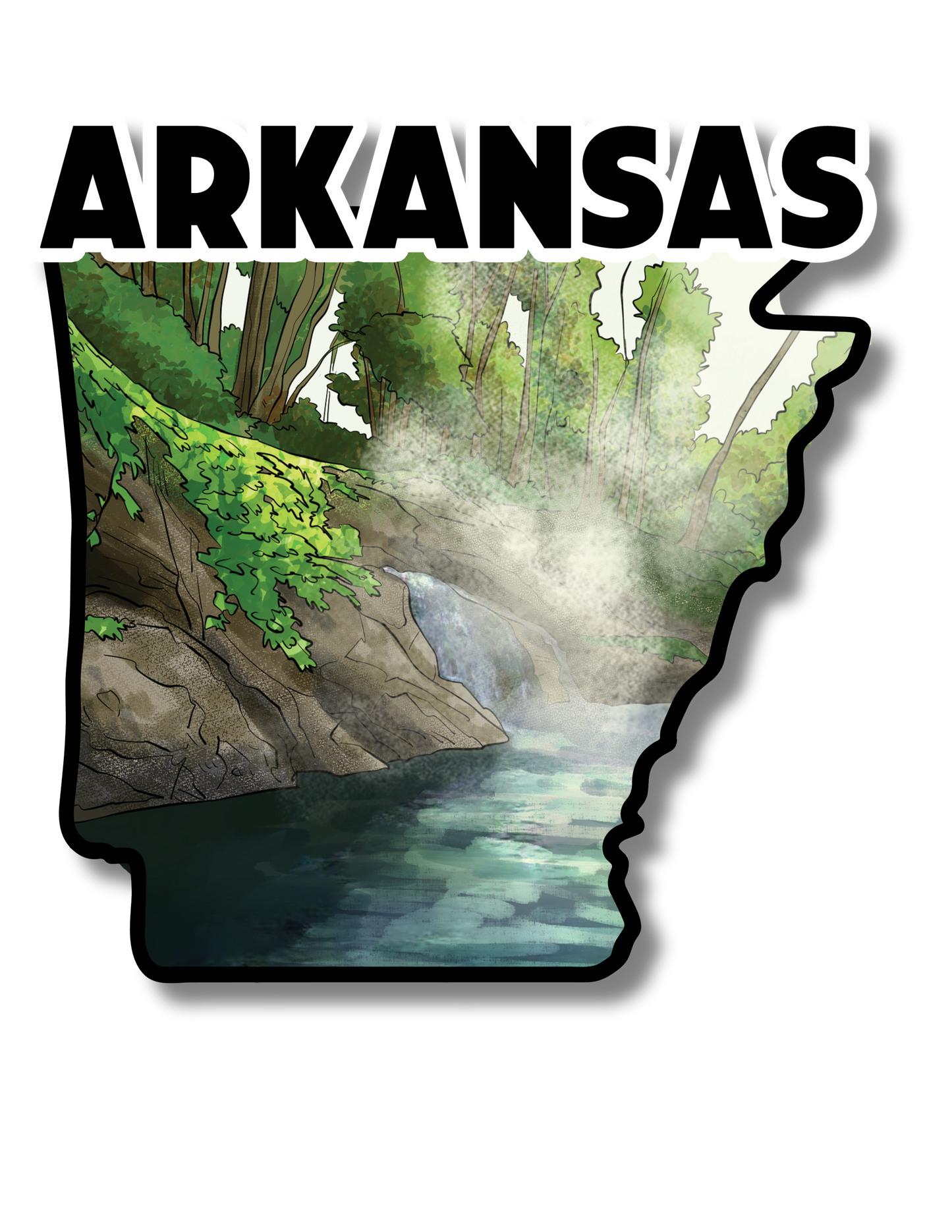 Arkansas State Sticker