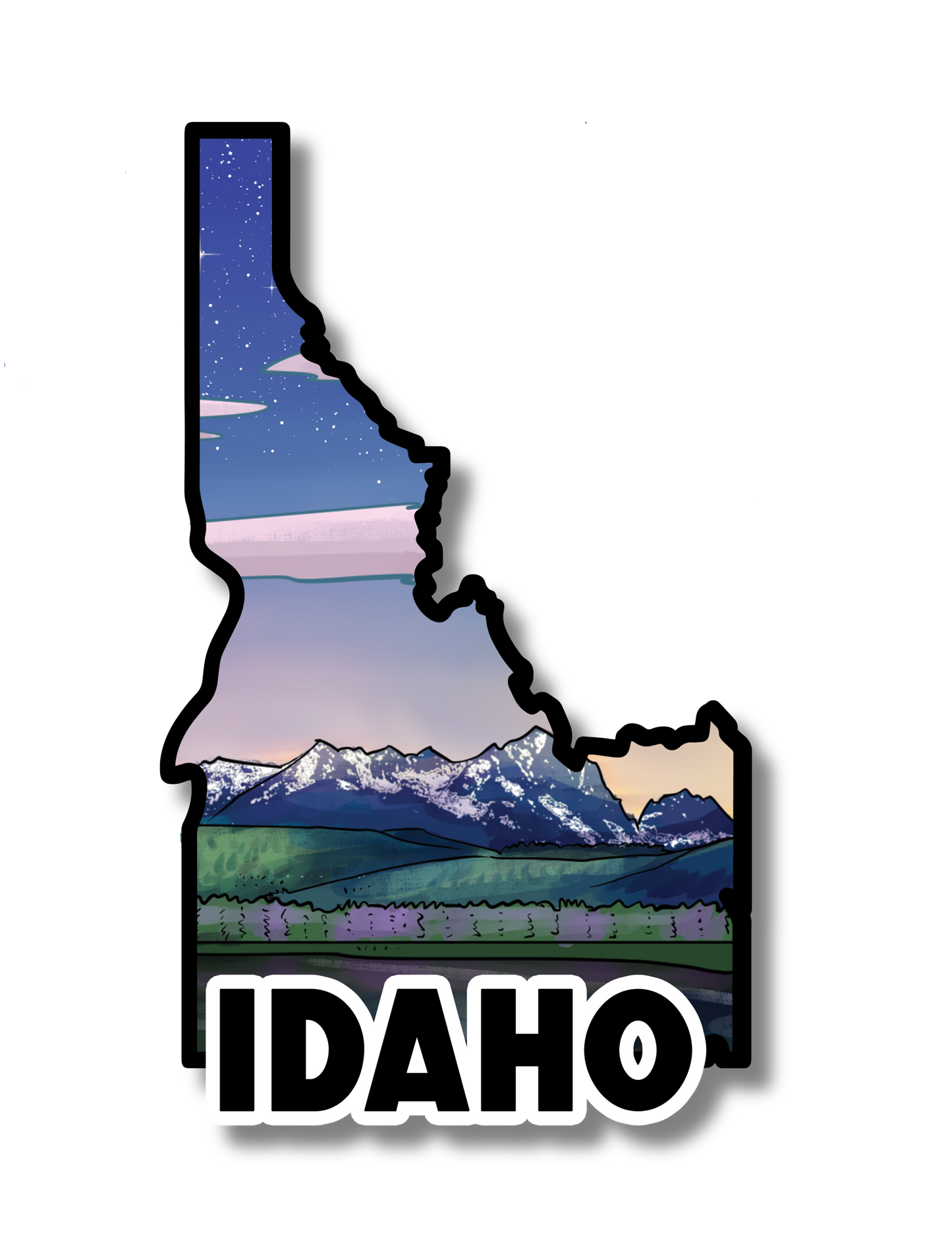 Idaho State Sticker