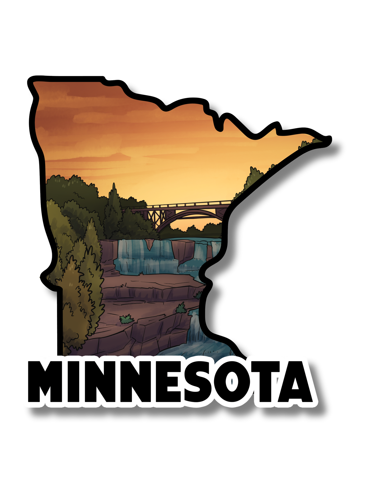Minnesota State Sticker