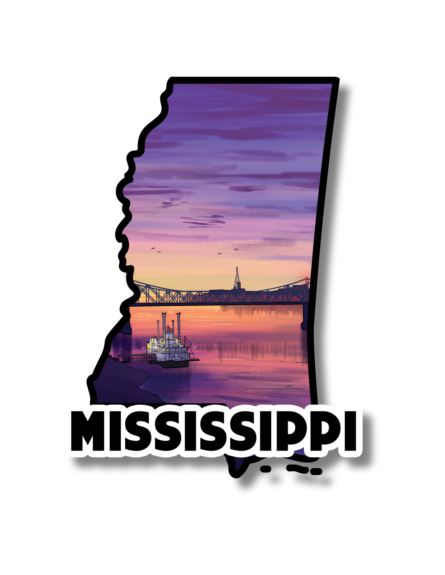 Mississippi State Sticker