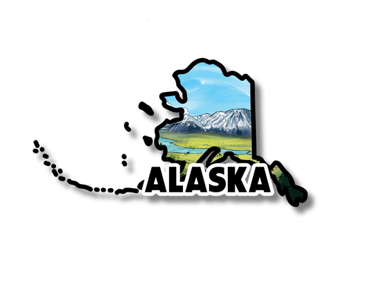 Alaska State Sticker