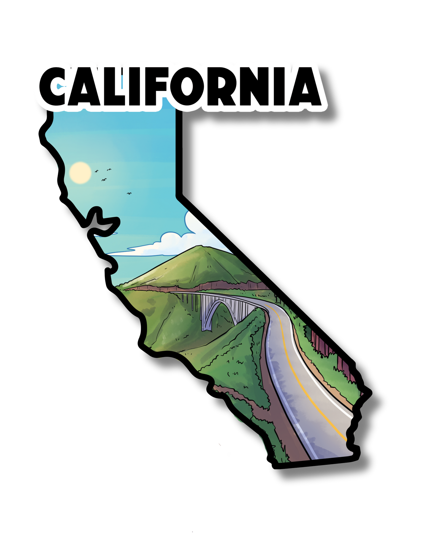 California State Sticker