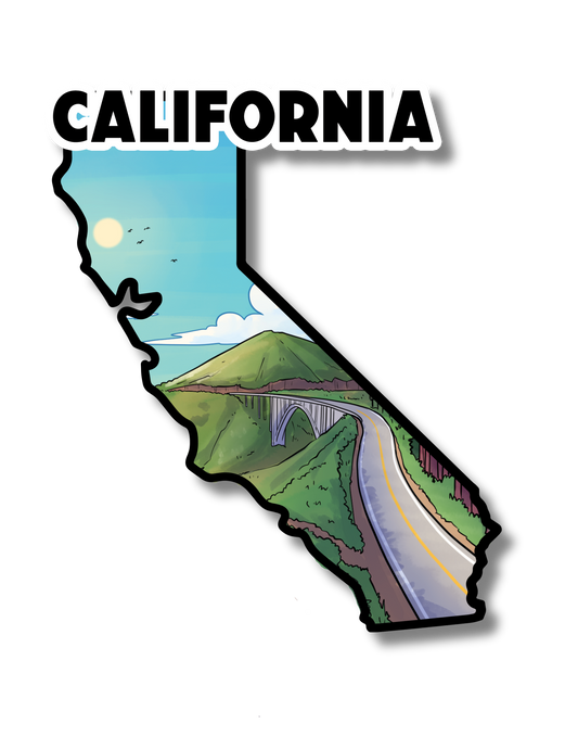 California State Sticker