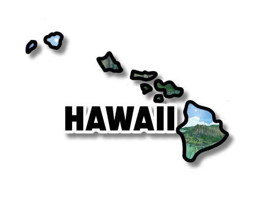Hawaii State Sticker