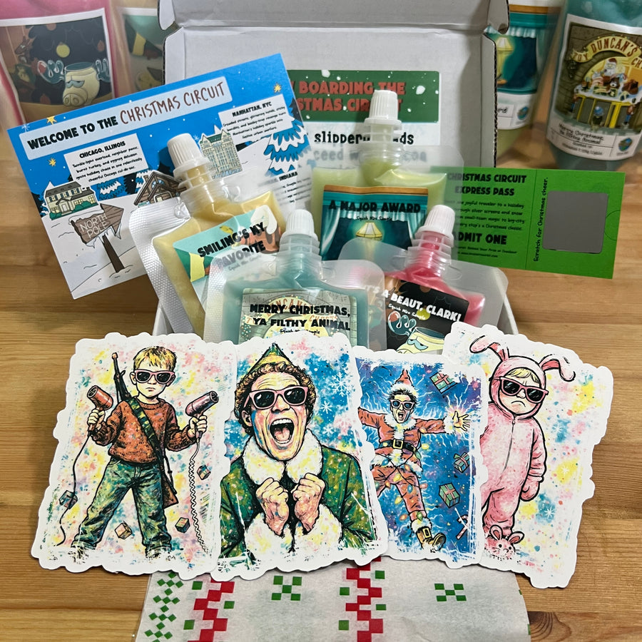 Christmas Movie Sampler Kit | Mini Holiday Squeezable Wax Melt Gift Set