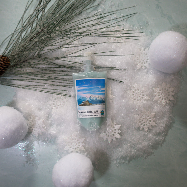 Jackson Hole Squeezable Wax Melt | Cozy Fireside Cabin Winter Scent