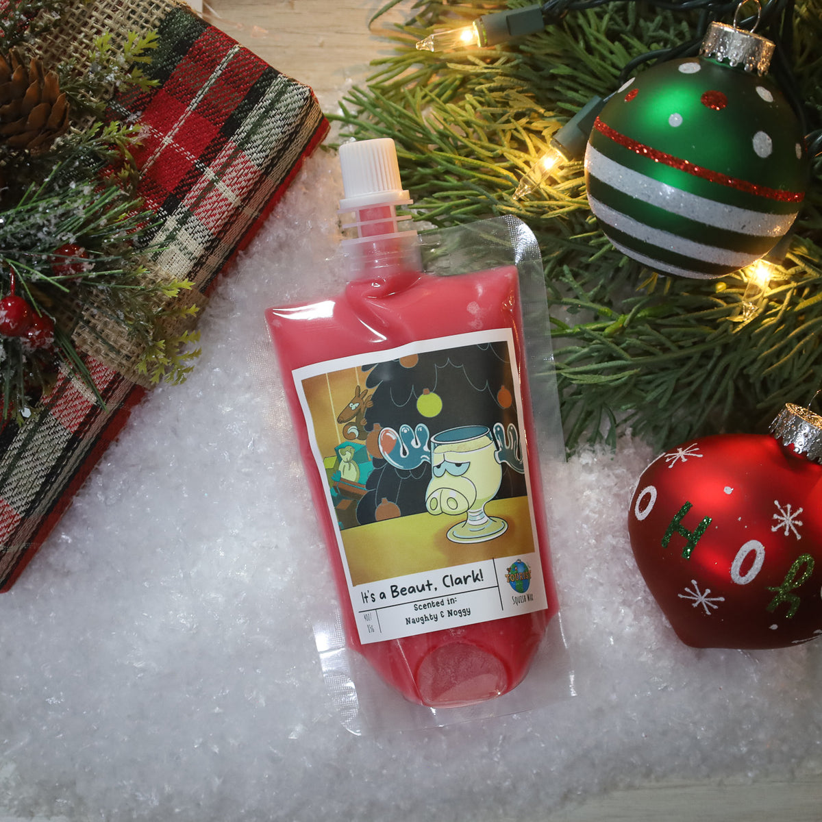 It’s a Beaut, Clark! Squeezable Wax Melt | Balsam Fir & Eggnog Christmas Scent