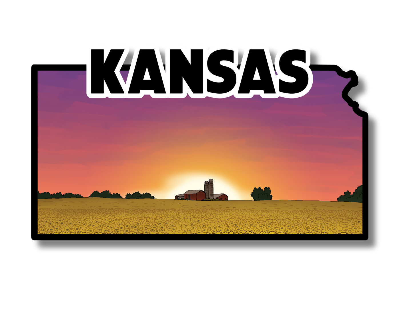 Kansas State Sticker