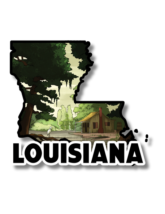 Louisiana State Sticker