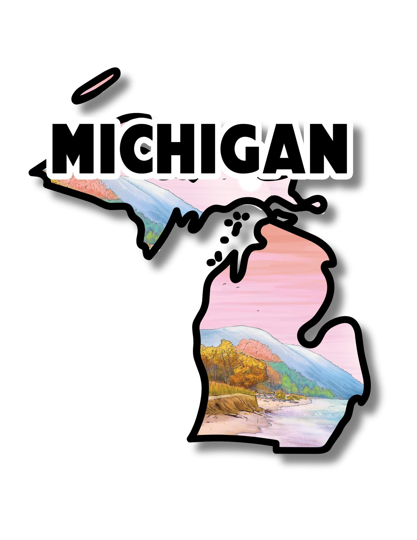 Michigan State Sticker