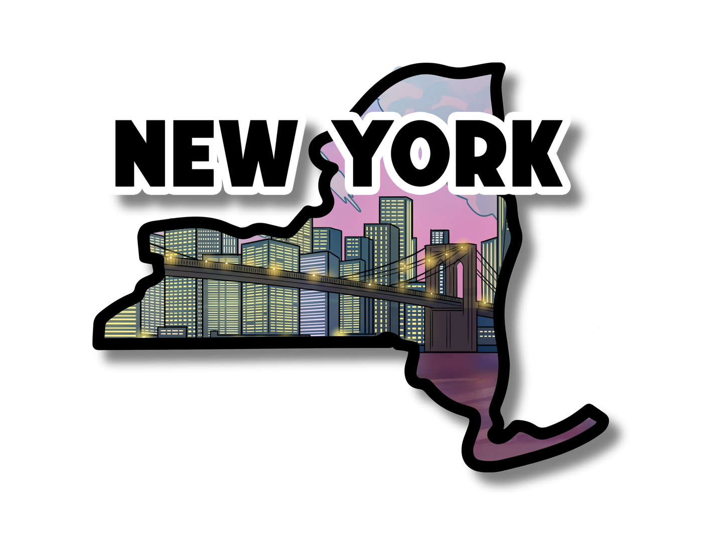New York State Sticker