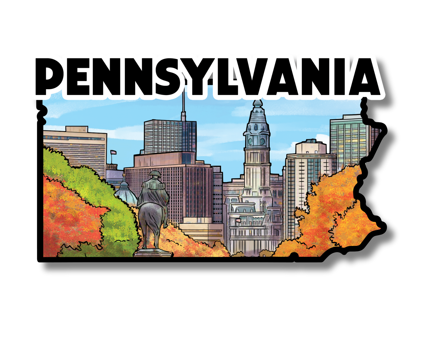Pennsylvania State Sticker